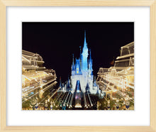 Load image into Gallery viewer, "Walt Disney World, Cinderella Castle and Main Street Lights" from Disney Photo Archives