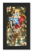 Load image into Gallery viewer, "We're All Mad Here" by Heather Edwards |Signed and Numbered Chiarograph Edition
