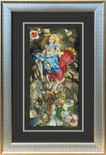 Load image into Gallery viewer, "We're All Mad Here" by Heather Edwards |Signed and Numbered Chiarograph Edition