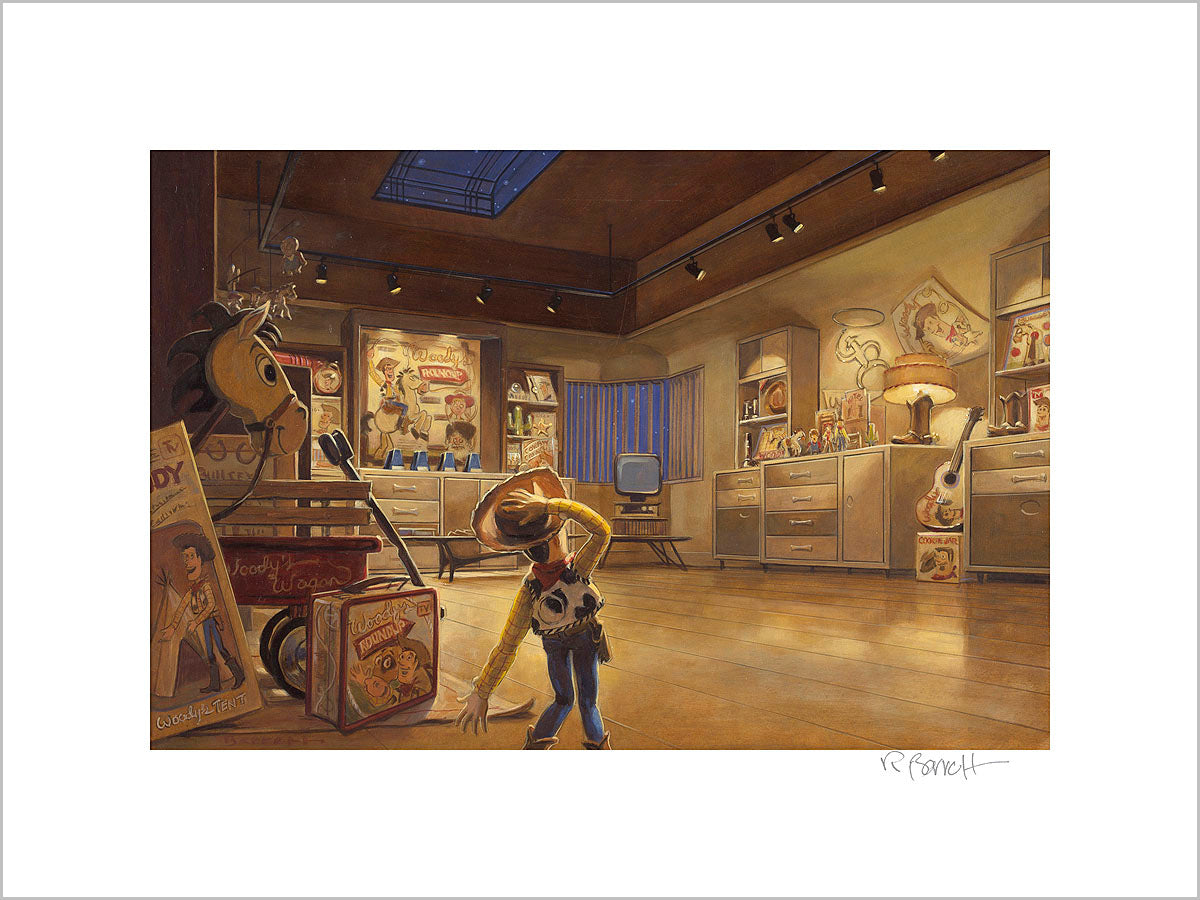 Woody in Al's Display Room