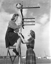Load image into Gallery viewer, "Dopey Drive Sign Painters" from Disney Photo Archives