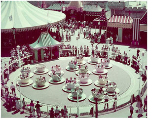 "Disneyland Mad Tea Party Color" from Disney Photo Archives