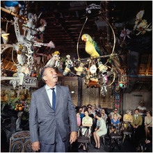 Load image into Gallery viewer, &quot;Walt Disney in Walt Disney&#39;s Enchanted Tiki Room&quot; from Disney Photo Archives