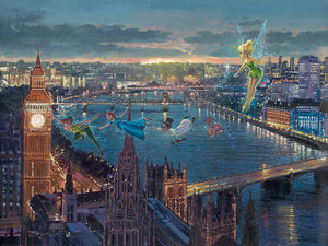 "Peter Pan in London" by Rodel Gonzalez | Signed and Numbered Edition