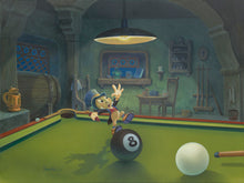 Load image into Gallery viewer, &quot;Jiminy Balances the Eight Ball&quot; by Michael Humphries | Signed and Numbered Edition