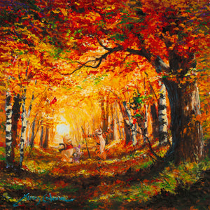"Fall Stroll" by James Coleman | Signed and Numbered Edition