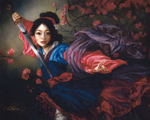 Load image into Gallery viewer, &quot;The Elegant Warrior&quot; by Heather Edwards | Premiere Treasure on Canvas