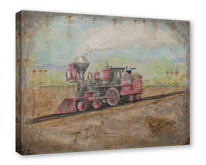"Exploring the Old West (Mickey's Train)" by Trevor Mezak | Signed and Numbered Edition