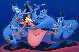 "Genie at Your Service" by Tim Rogerson | Premiere Treasure on Canvas