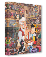 Load image into Gallery viewer, &quot;Geppetto’s Workshop&quot; by Michelle St.Laurent | Premiere Treasure on Canvas