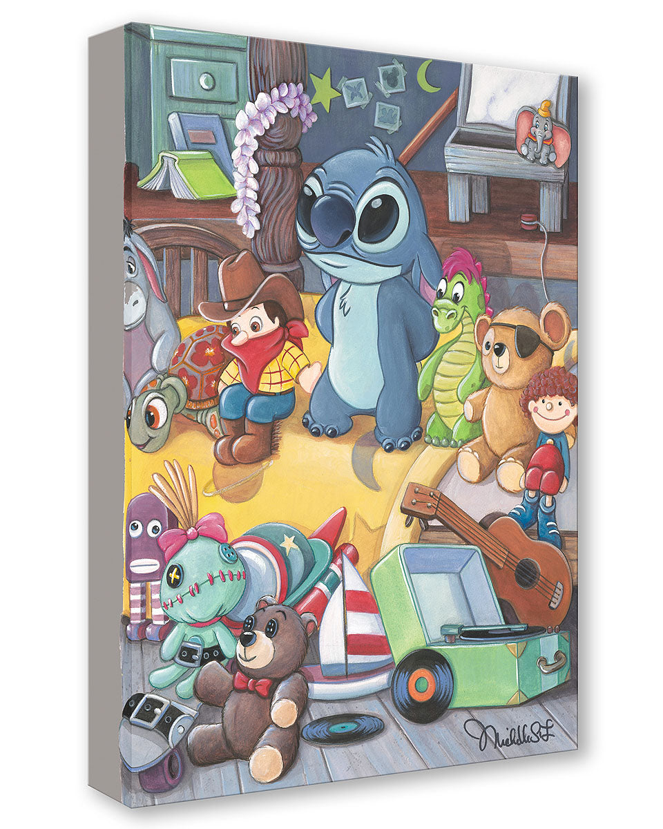 Lilo's Toys Lilo and Stitch Embellished Giclee Michelle St Laurent