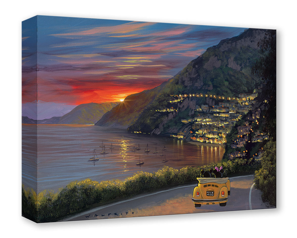 絵画 DamianElwesPicasso'sVillaLaCalifornie in Riding Through Amalfi