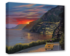"Riding Through Amalfi" by Walfrido Garcia | Signed and Numbered Edition
