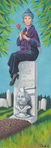 "Stretching Portrait: The Black Widow" by Michelle St.Laurent | Signed and Numbered Edition