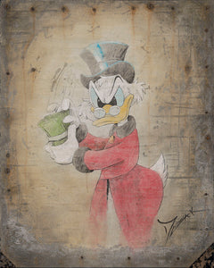 "Uncle Scrooge McDuck" by Trevor Mezak | Signed and Numbered Edition