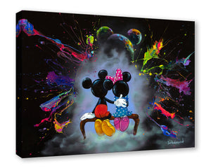 "Mickey and Minnie Enjoy the View" by Jim Warren | Signed and Numbered Edition