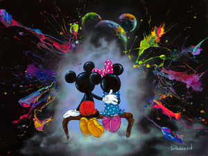 "Mickey and Minnie Enjoy the View" by Jim Warren | Signed and Numbered Edition
