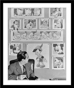 "Walt & Animated Characters" from Disney Photo Archives