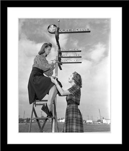 "Dopey Drive Sign Painters" from Disney Photo Archives