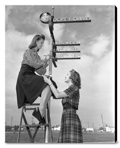 "Dopey Drive Sign Painters" from Disney Photo Archives