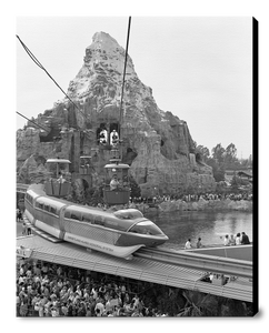"Disneyland Matterhorn, Skyway, Monorail & Submarines" from Disney Photo Archives