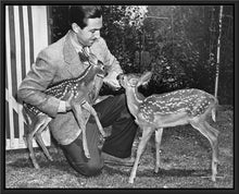 Load image into Gallery viewer, &quot;Walt &amp; Deer&quot; from Disney Photo Archives