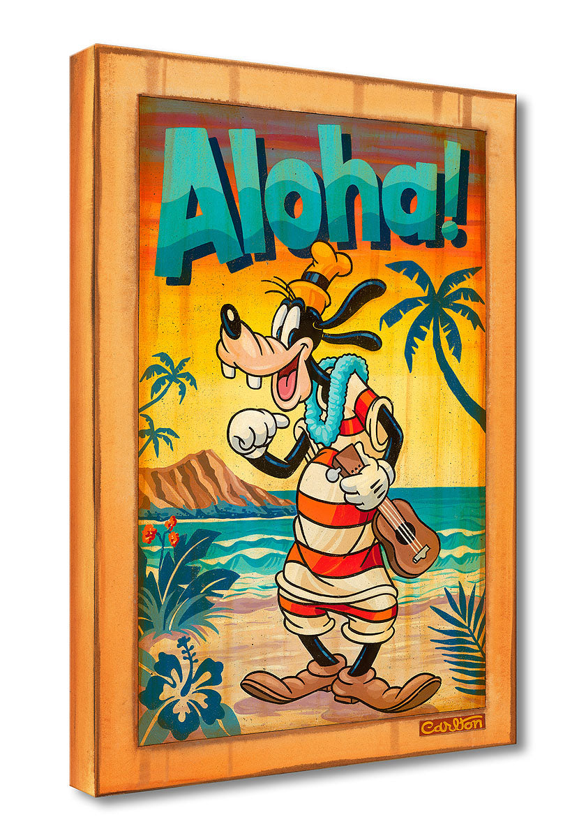 ★ALOHA★！キャンバスアート A Goofy Aloha