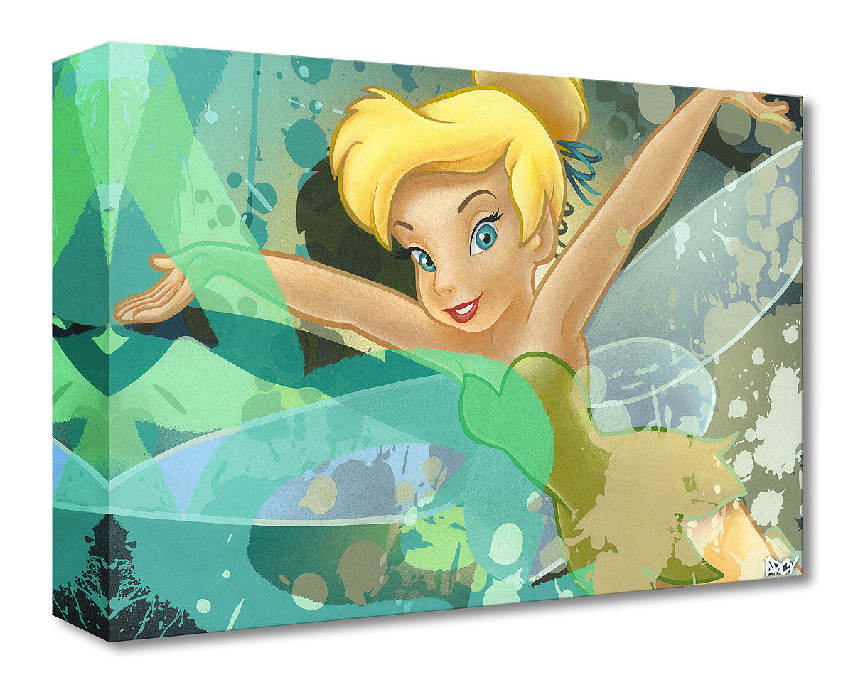 Tinker Bell by ARCY - Disney Artwork - Treasures on Canvas