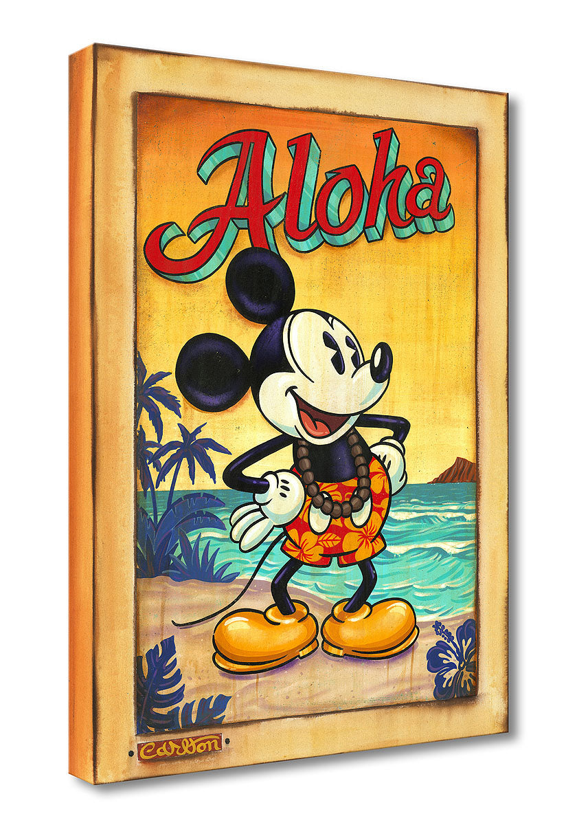 ディズニー Disney Fine Art トレヴァー・カールトン Waves of Aloha