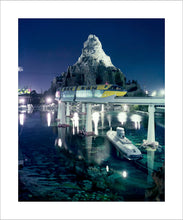 Load image into Gallery viewer, &quot;Disneyland Matterhorn, Monorail and Submarine&quot; from Disney Photo Archives