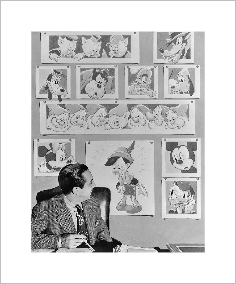 Disney Pinocchio Art Edition 猫の絵画 絵画