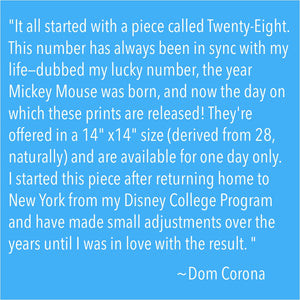 "Twenty-Eight" by Dom Corona | Time-Limited Edition