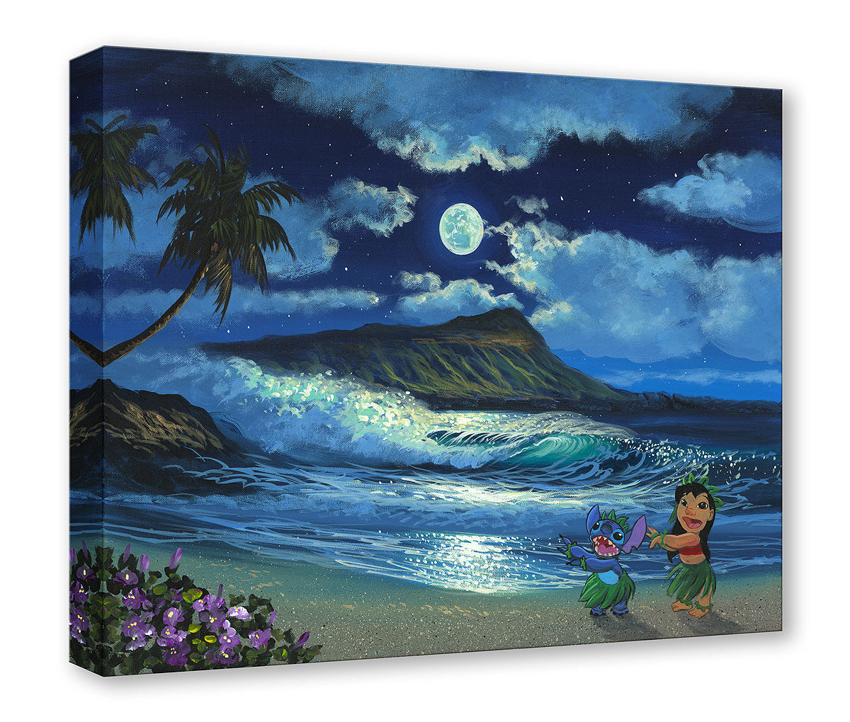 絵画 Disney Fine Art Stitch ''Sunset Serenade'' Canvas Artwork by Rob Kaz – 15