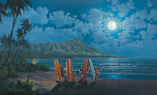 Load image into Gallery viewer, &quot;Moonlight Surf Crew&quot; by Rodel Gonzalez | Signed and Numbered Edition