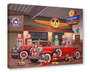 "Mickey's Classic Car Club" by Manuel Hernandez | Signed and Numbered Edition