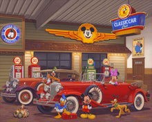 Load image into Gallery viewer, &quot;Mickey&#39;s Classic Car Club&quot; by Manuel Hernandez | Signed and Numbered Edition