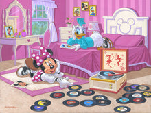 Load image into Gallery viewer, &quot;Minnie and Daisy’s Favorite Tune&quot; by Manuel Hernandez | Signed and Numbered Edition