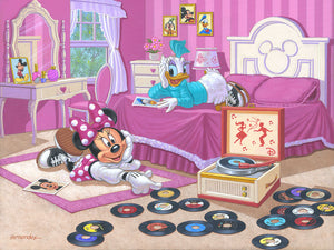"Minnie and Daisy’s Favorite Tune" by Manuel Hernandez | Signed and Numbered Edition