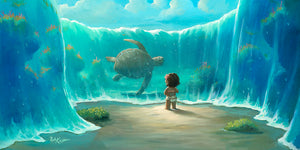 "Moana’s New Friend" by Rob Kaz | Signed and Numbered Edition
