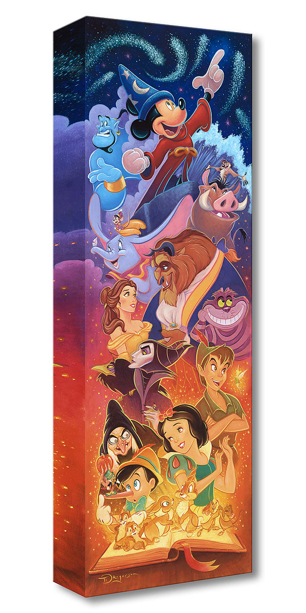 Disney Fine Art ディズニーファインアート ダンボ ディズニー絵画「ダンボ」作品証明書 展示用フック付ジークレ