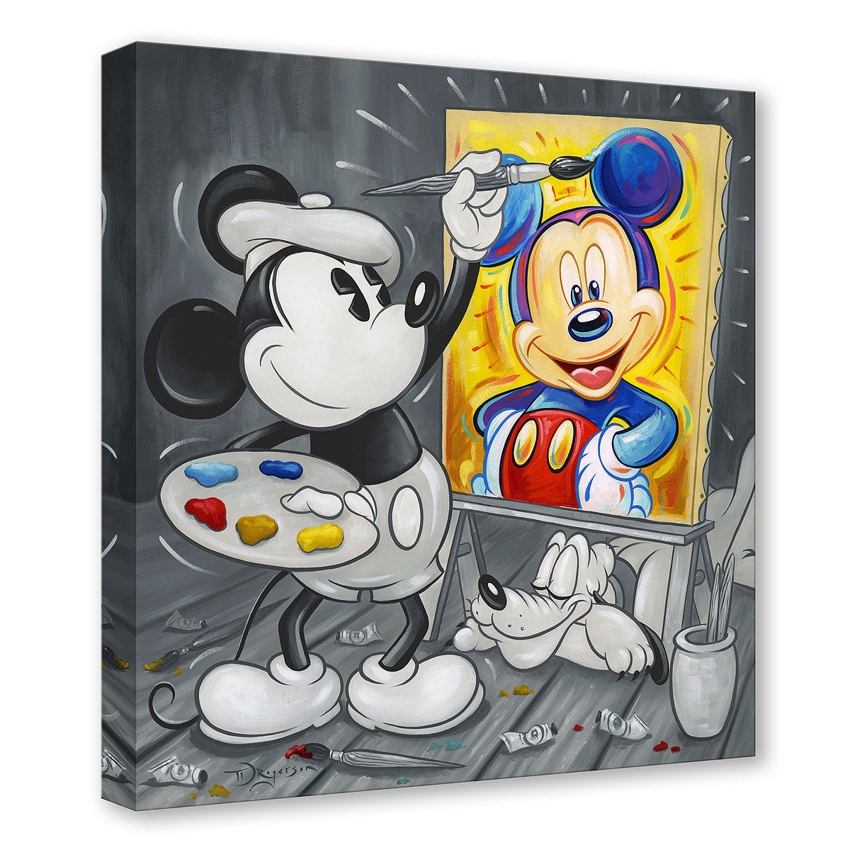 Mickey Paints Mickey