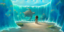 Load image into Gallery viewer, &quot;Moana’s New Friend&quot; by Rob Kaz