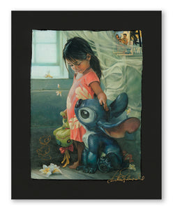 "Ohana Means Family" by Heather Edwards |Signed and Numbered Chiarograph Edition