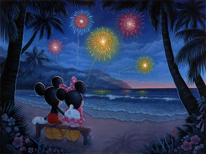 "Evening Fireworks on the Beach" by Tim Rogerson