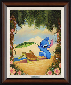 Mahalo Stitch by Tim Rogerson - Disney Artwork - Treasures on