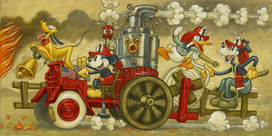 "Mickey's Fire Brigade" by Tim Rogerson | Signed and Numbered Edition