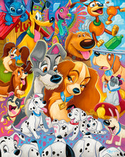 Load image into Gallery viewer, &quot;So Many Disney Dogs&quot; by Tim Rogerson | Signed and Numbered Edition
