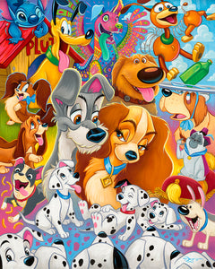 "So Many Disney Dogs" by Tim Rogerson | Signed and Numbered Edition
