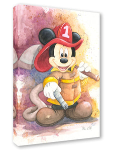 "Fireman Mickey" by Michelle St.Laurent | Signed and Numbered Edition