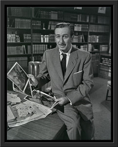 "Walt & Old Mill Art" from Disney Photo Archives